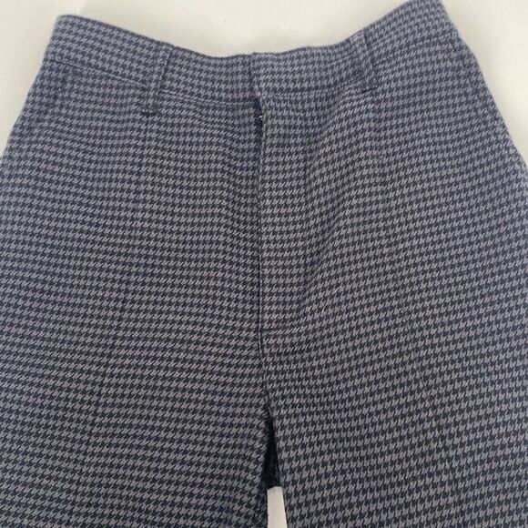 Abercrombie & Fitch Houndstooth The Skinny Ultra High Rise Dogtooth Split Leg Wi - Picture 5 of 16